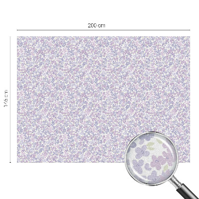 Vinilo para ventanas motivo vitral Ligereza floral