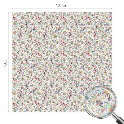 Vinilo decorativo adhesivo para cristales Exotismo colorido