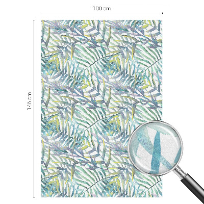 Vinilo ventana privacidad Acuarela tropical