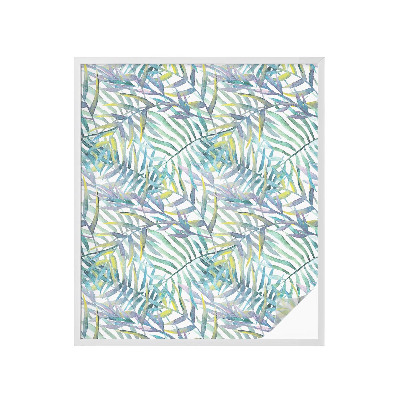 Vinilo ventana privacidad Acuarela tropical