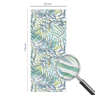 Vinilo ventana privacidad Acuarela tropical