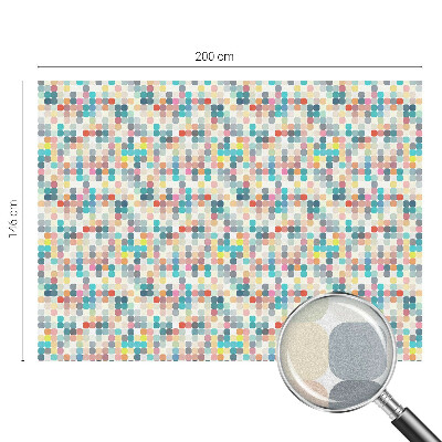 Vinilo ventana privacidad Cuadrados coloridos