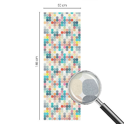 Vinilo ventana privacidad Cuadrados coloridos