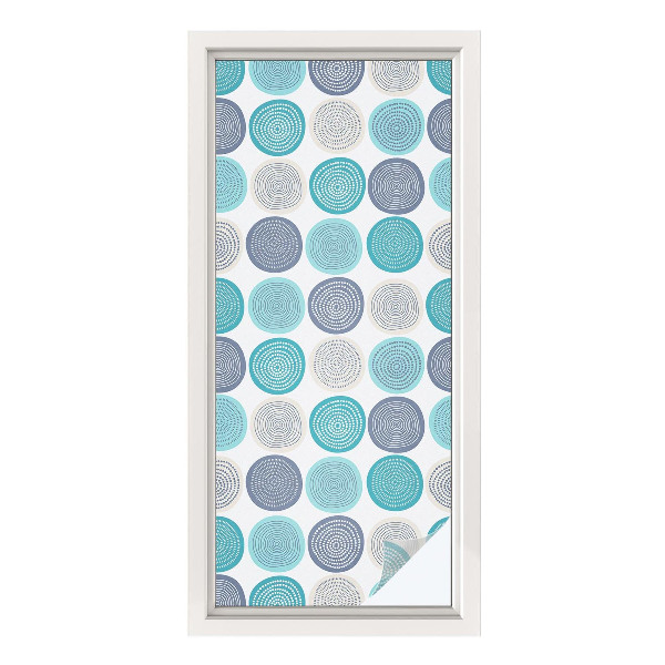 Vinilo decorativo adhesivo para cristales Círculos geométricos