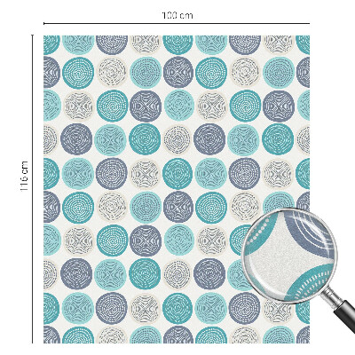 Vinilo decorativo adhesivo para cristales Círculos geométricos