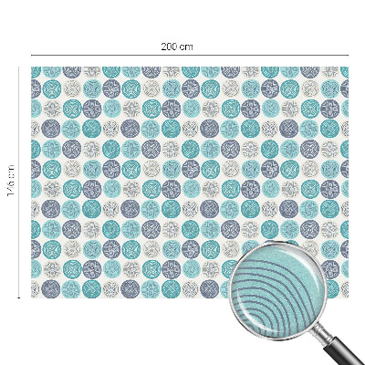 Vinilo decorativo adhesivo para cristales Círculos geométricos