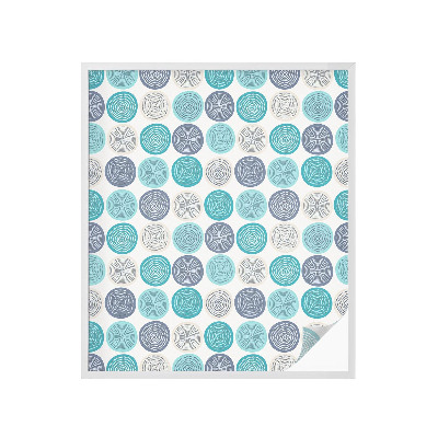 Vinilo decorativo adhesivo para cristales Círculos geométricos