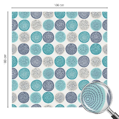 Vinilo decorativo adhesivo para cristales Círculos geométricos