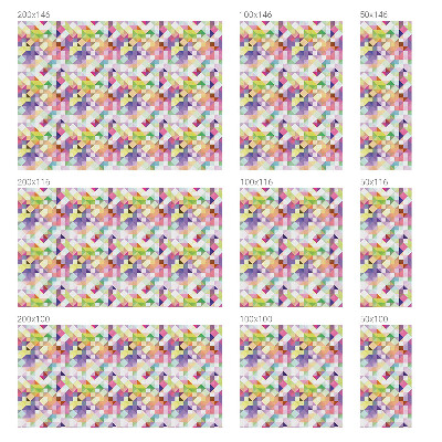 Vinilo para ventanas motivo vitral mosaico abstracto