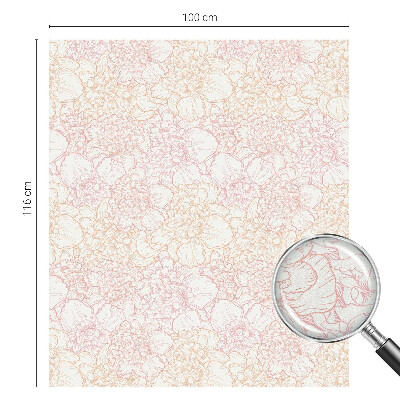 Vinilo ventana privacidad Elegancia floral