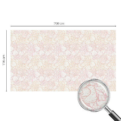 Vinilo ventana privacidad Elegancia floral