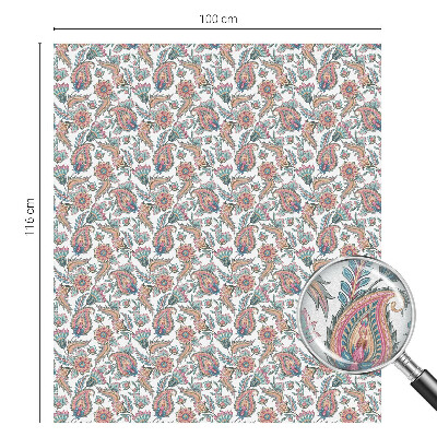 Vinilo para cristales efecto vitral Elegancia floral