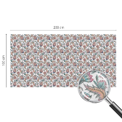 Vinilo para cristales efecto vitral Elegancia floral