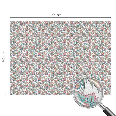Vinilo para cristales efecto vitral Elegancia floral