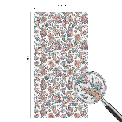 Vinilo para cristales efecto vitral Elegancia floral