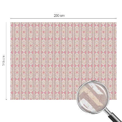 Vinilo para ventanas motivo vitral Rombos étnicos