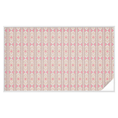 Vinilo para ventanas motivo vitral Rombos étnicos