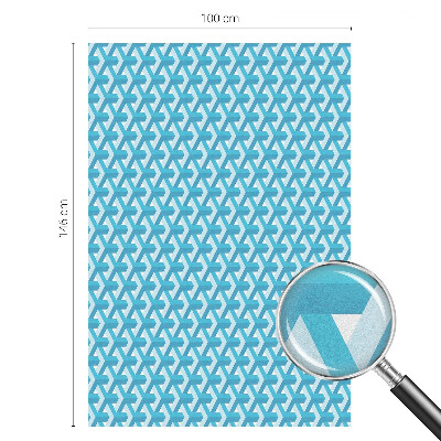 Vinilo para cristales efecto vitral Cubos geométricos