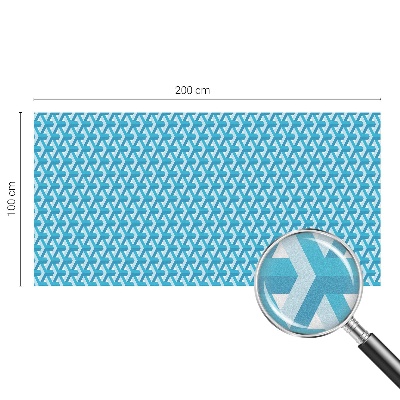 Vinilo para cristales efecto vitral Cubos geométricos