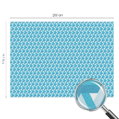 Vinilo para cristales efecto vitral Cubos geométricos