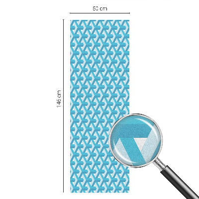 Vinilo para cristales efecto vitral Cubos geométricos