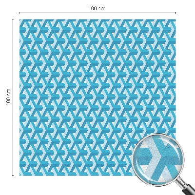 Vinilo para cristales efecto vitral Cubos geométricos