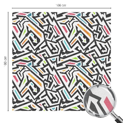 Vinilo para ventanas motivo vitral Geometría abstracta