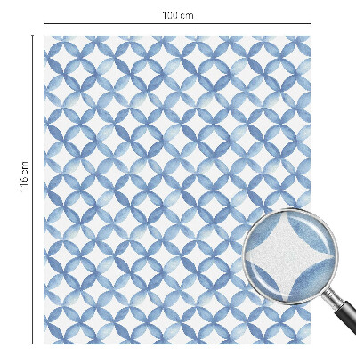 Vinilo para cristales opaco decorativo flores geométricas