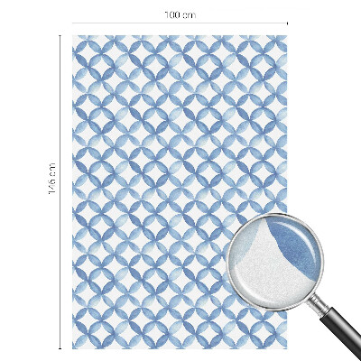 Vinilo para cristales opaco decorativo flores geométricas