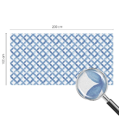 Vinilo para cristales opaco decorativo flores geométricas