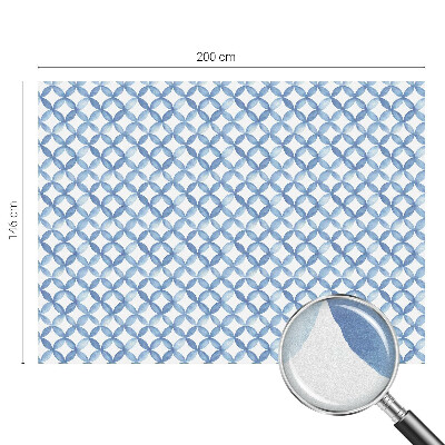 Vinilo para cristales opaco decorativo flores geométricas