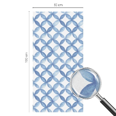 Vinilo para cristales opaco decorativo flores geométricas