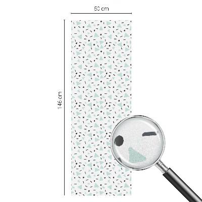 Vinilo decorativo adhesivo para cristales Figuras geométricas