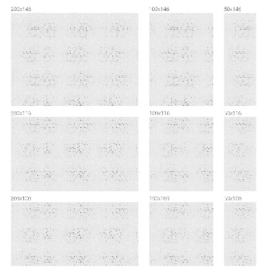 Vinilo para ventanas motivo vitral Puntos minimalistas