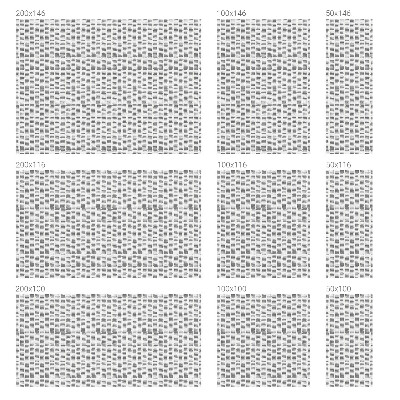 Vinilo para cristales opaco decorativo Líneas minimalistas