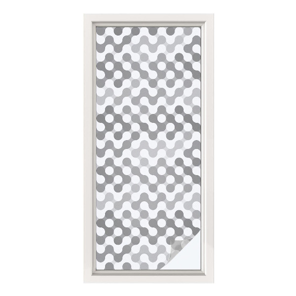 Vinilo ventana privacidad Geometría de onda