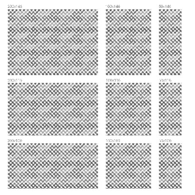 Vinilo ventana privacidad Geometría de onda