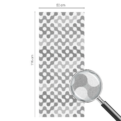 Vinilo ventana privacidad Geometría de onda