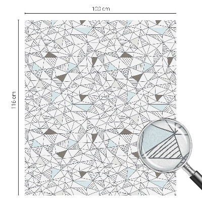 Vinilo para cristales efecto vitral formas abstractas