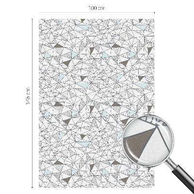 Vinilo para cristales efecto vitral formas abstractas