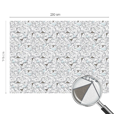 Vinilo para cristales efecto vitral formas abstractas