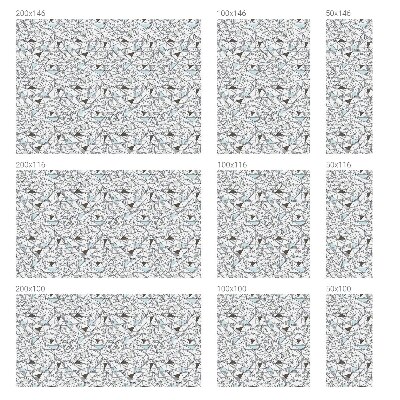 Vinilo para cristales efecto vitral formas abstractas