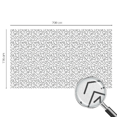 Vinilo para ventanas motivo vitral Zigzags abstractos