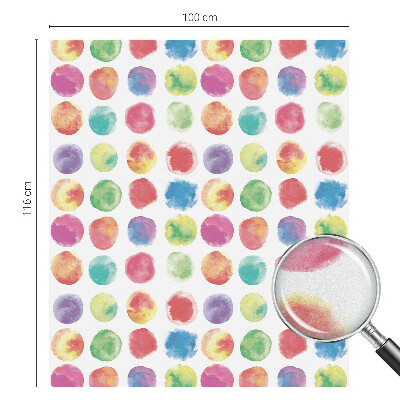 Vinilo para cristales opaco decorativo Círculos de colores