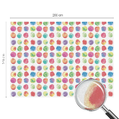 Vinilo para cristales opaco decorativo Círculos de colores