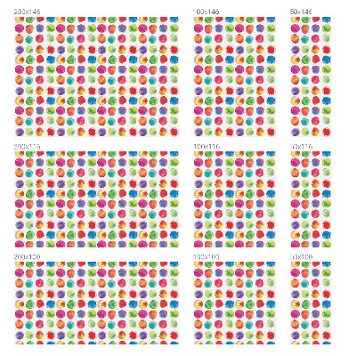 Vinilo para cristales opaco decorativo Círculos de colores