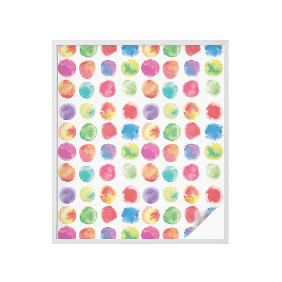 Vinilo para cristales opaco decorativo Círculos de colores