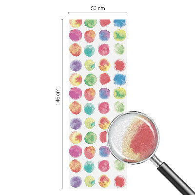 Vinilo para cristales opaco decorativo Círculos de colores