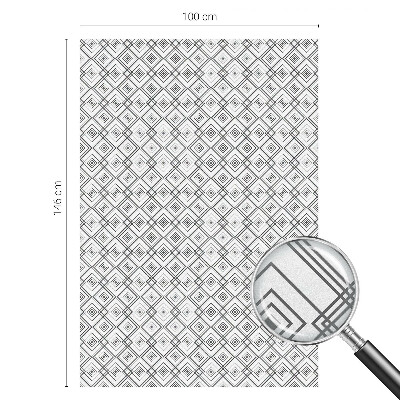 Vinilo para cristales efecto vitral armonía rómbica