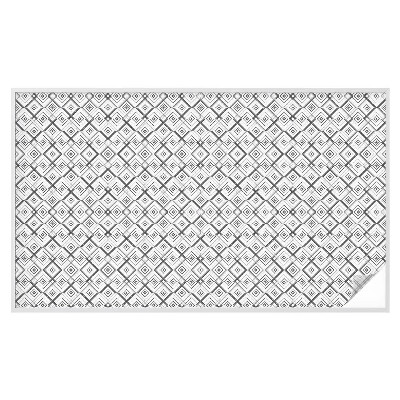 Vinilo para cristales efecto vitral armonía rómbica